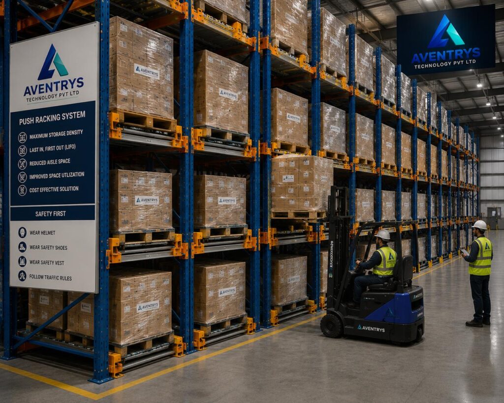 push-back-racking-system